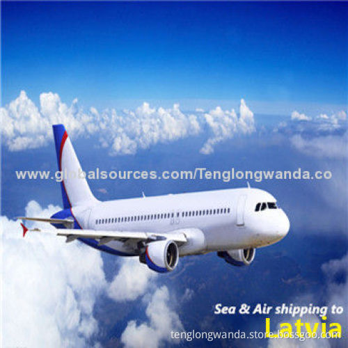 Express courier service to Riga (RIX), Latvia, from Guangzhou, Tianjin